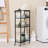 Black 34.56'' H x 16.65'' W Utility Cart-99341881