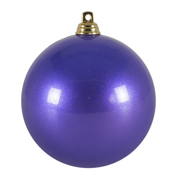 Ball Ornament, 8cm Diameter, Silver