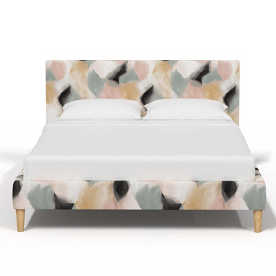 Mirabella Upholstered Pattern Bed -  Joss & Main, C0A065BEA04B44F4BB33EEC451C769B4