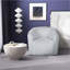 Chaise pivotante en velours Comfy Mid-Century Modern Gris clair | Bois massif