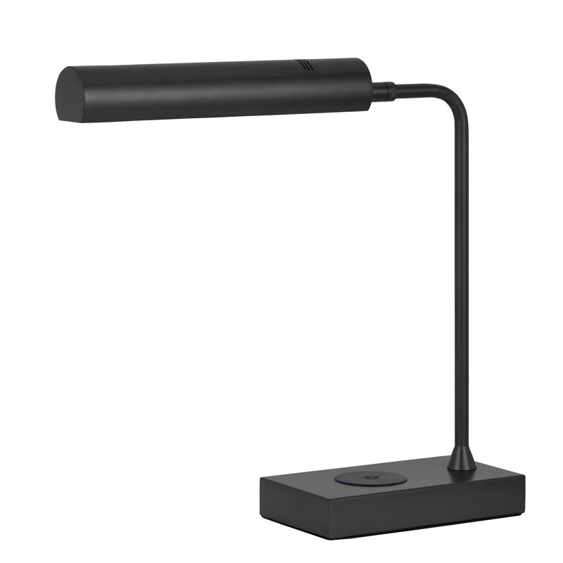Mayeul Metal USB Desk Lamp, Black