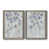 Toile avec cadre gris