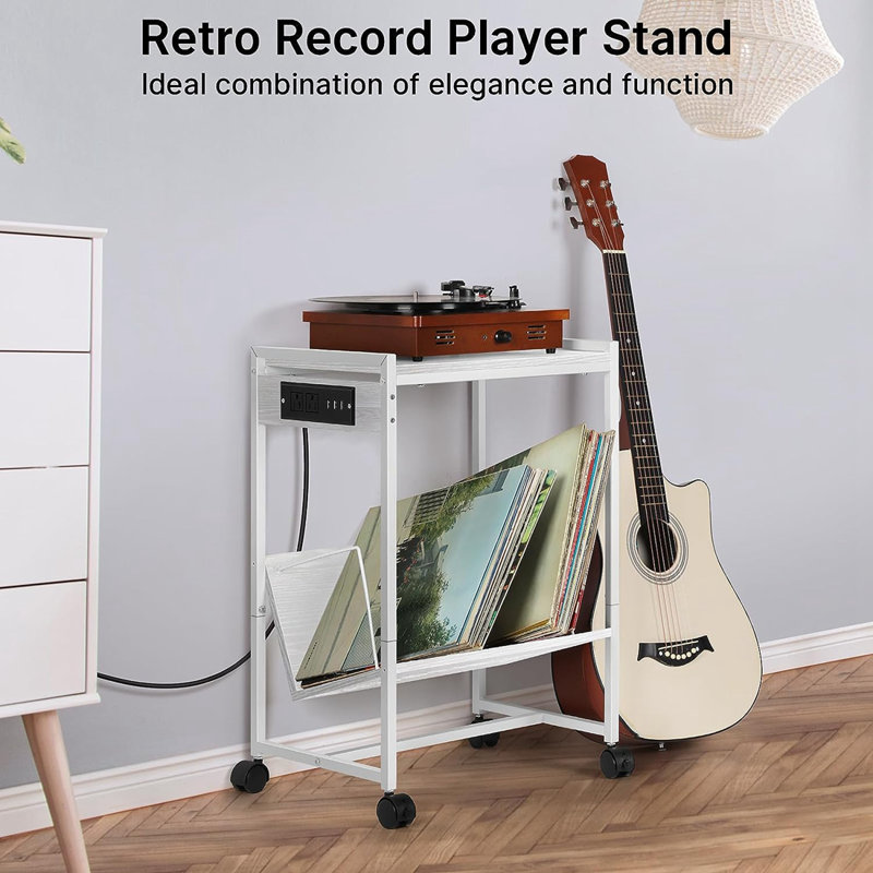 23.9 " H Media Shelves, White