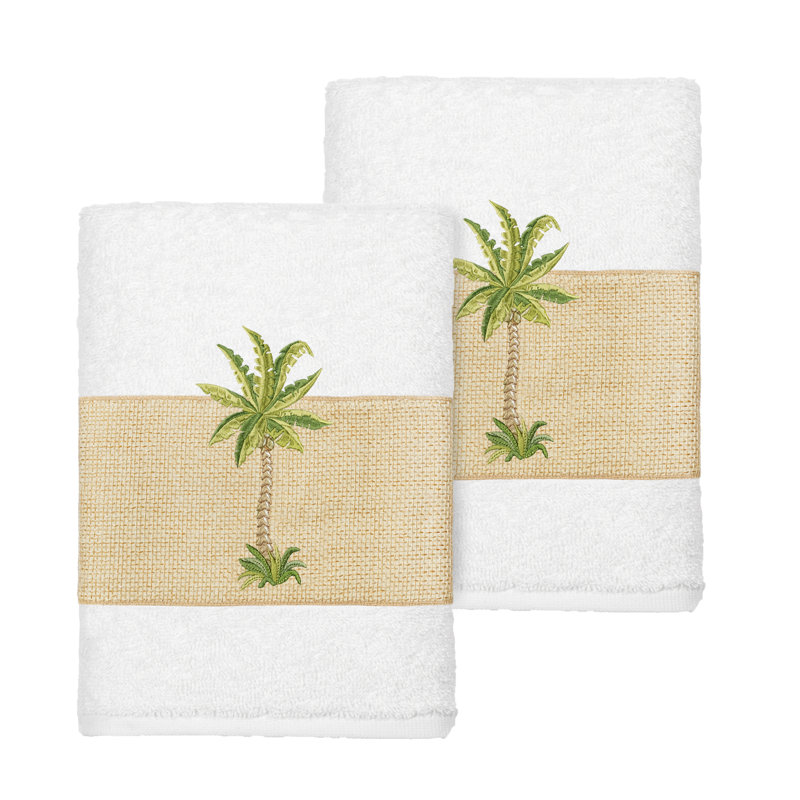 Colton Turkish Cotton Washcloth, White