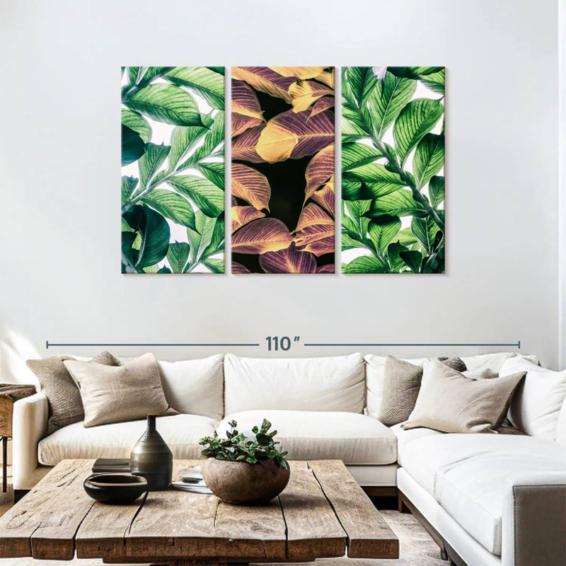 Harnek Tree Leaves, 48" H x 74" W