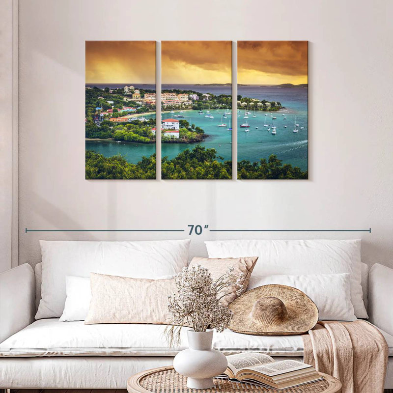 Gillard Saint John Virgin Island, 28" H x 45" W