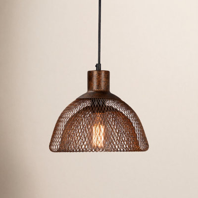 Single Light Metal Pendant