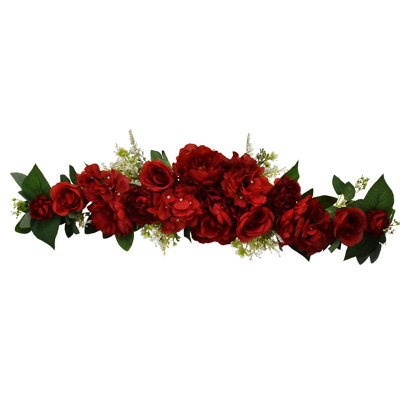 32" Peony Rose Hydrangea Swag
