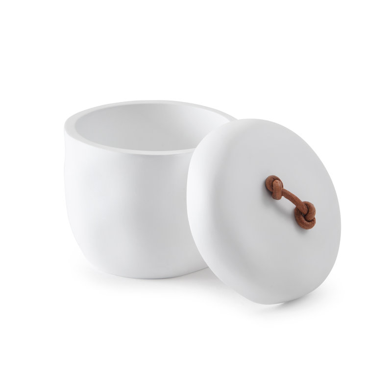 Bathroom Storage Container, White