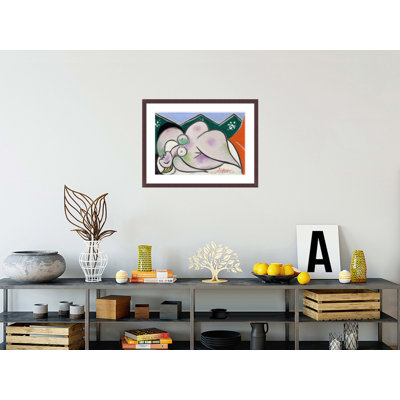 «Reclining Woman» par Pablo Picasso, impression giclée sur cadre