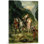 «Angelica And The Wounded Medoro 1860» par Eugene Delacroix - peinture sur toile tendue