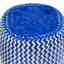 Tigre fabriqué à la main dans un panier en fibre naturelle bleue-91096591-91096590