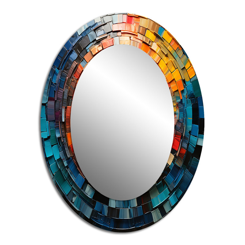 Menthe - Miroir en métal tendance, 40 po x 30 po