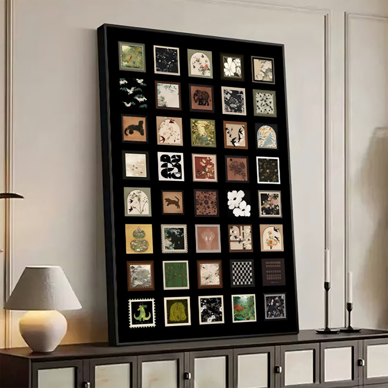 Art mural Mid-Century, H 47,24 po x l 31,5 po