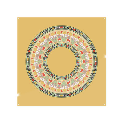 Circle Ornament Round Frame Splash Back