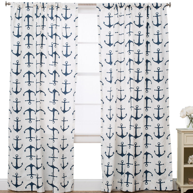 Semi Sheer Curtain, 50" W x 96" L