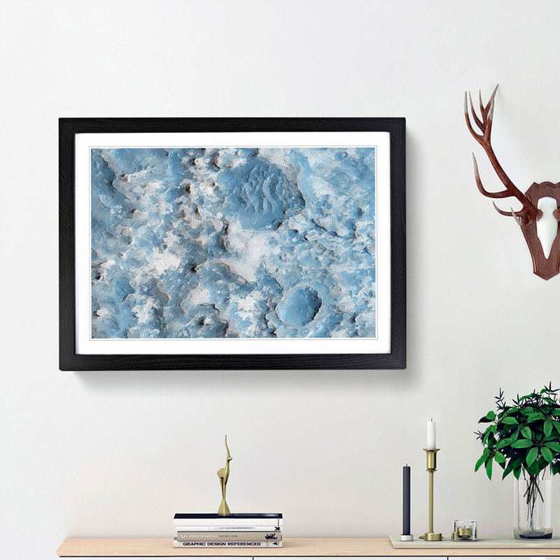 Out of Space Vol.42 in Abstract - Picture Frame Graphic Art Print, Black Framed, 27cm H x 36cm W x 2cm D