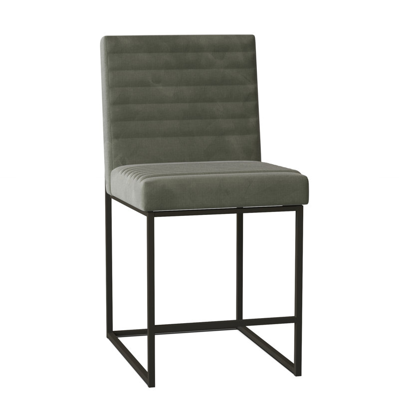 Tabouret de comptoir 26 po Uma, 100 % polyester saule 9953