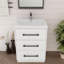 Victoria 23.6'' Single Bathroom Vanity with Acrylic Top-98195146