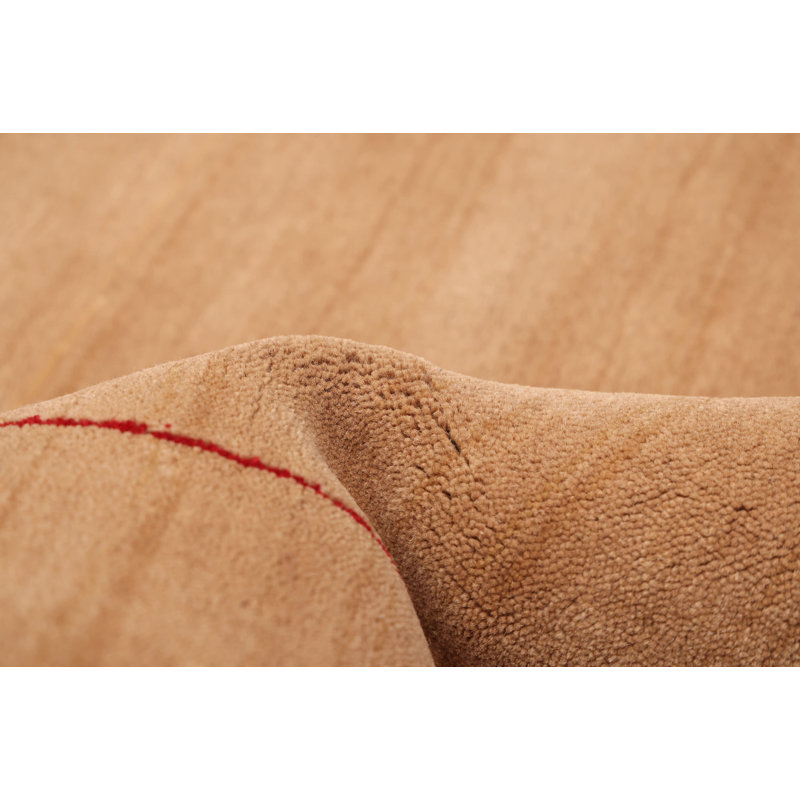 Kashkuli Gabbeh Tan Rug 4'0" x 5'9"