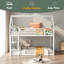 Twin Over Twin House Bunk Bed With Built-In Ladder-348623395