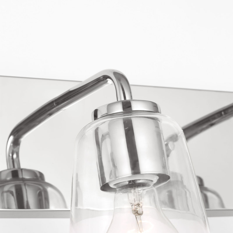 Miles Extra Large Vanity from Generation Lighting , Clear, Chrome