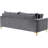 Naomi 81.5" Velvet Square Arm Sofa-890174159