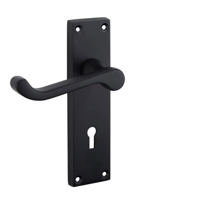 Door Handle with Lever Lock Set