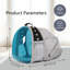 Sac à dos de transport pour chat Tint Blue Bubble Window avec extension dorsale, jusqu'à 5,4 kg-1312705025-1312705024