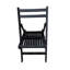 Chaises pliantes en bois massif - de 4, noir, siège à lattes confortable, convenant à diverses utilisations, pliable, chaise de 4 lb en bois avec restrictions de poids noires 4, confort d'assise, idéal pour la maison et les événements spéciaux,-1332253240