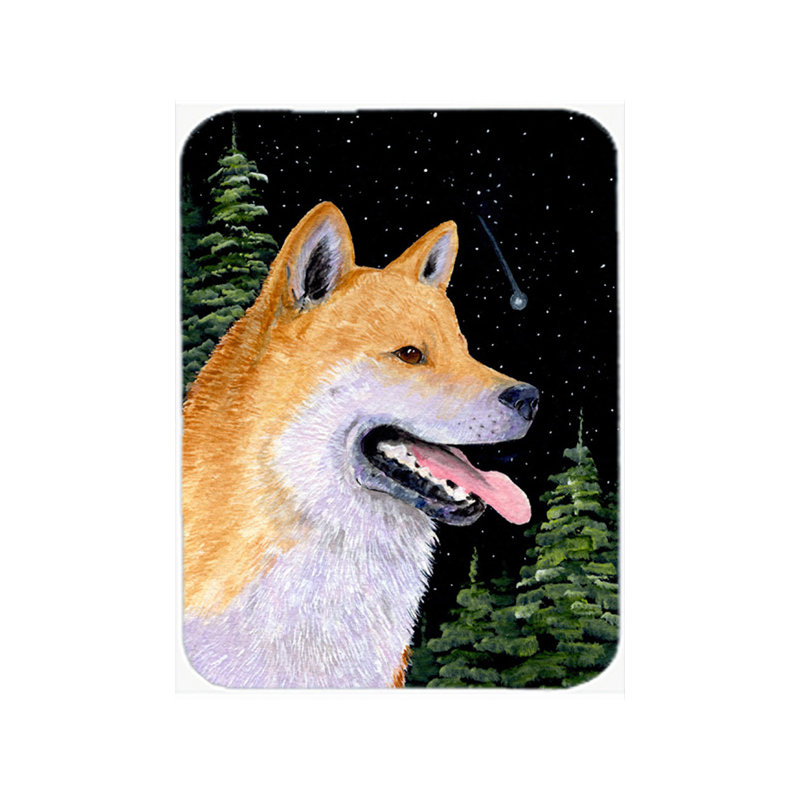 East Urban Home Shiba Inu Glass Cutting Board