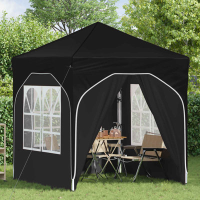 Vidaxl Pop-Up Party Tent 210D Oxford With Silver Coating