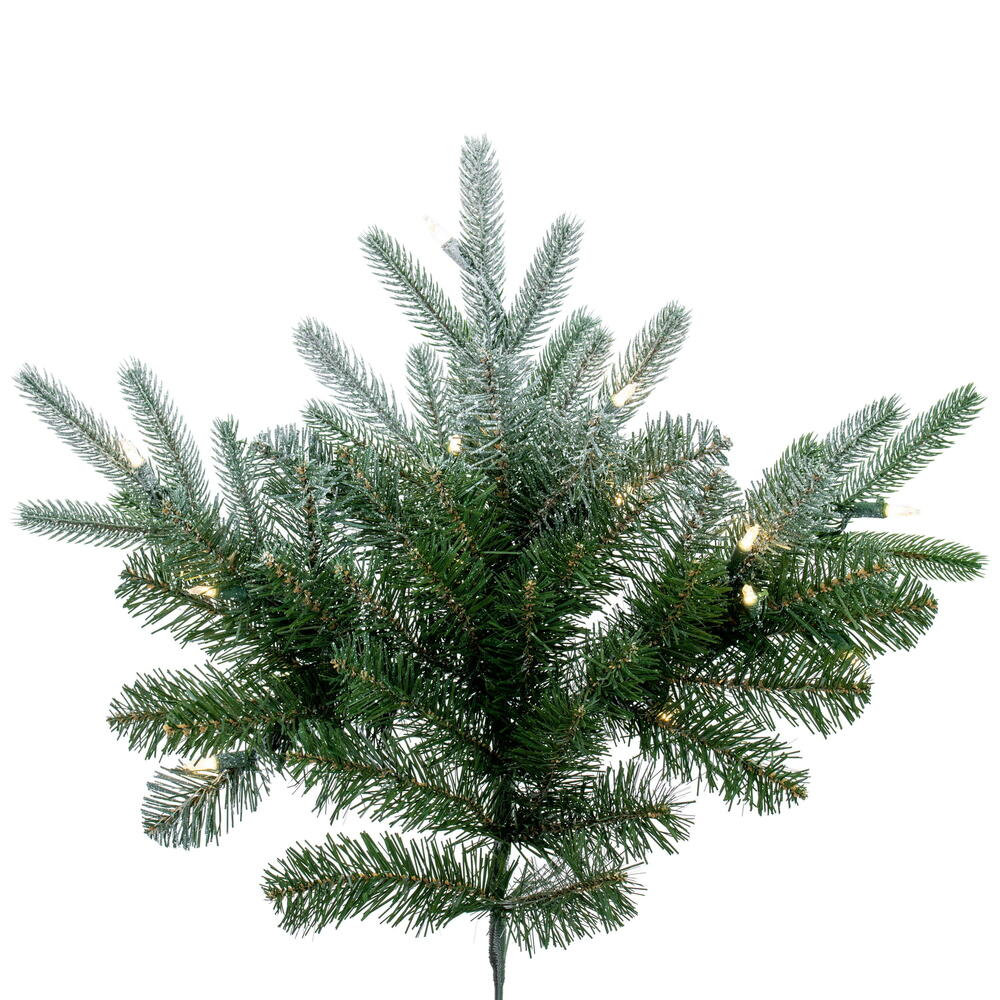 Frosted Pre-Lit Spruce Christmas Tree, 9'