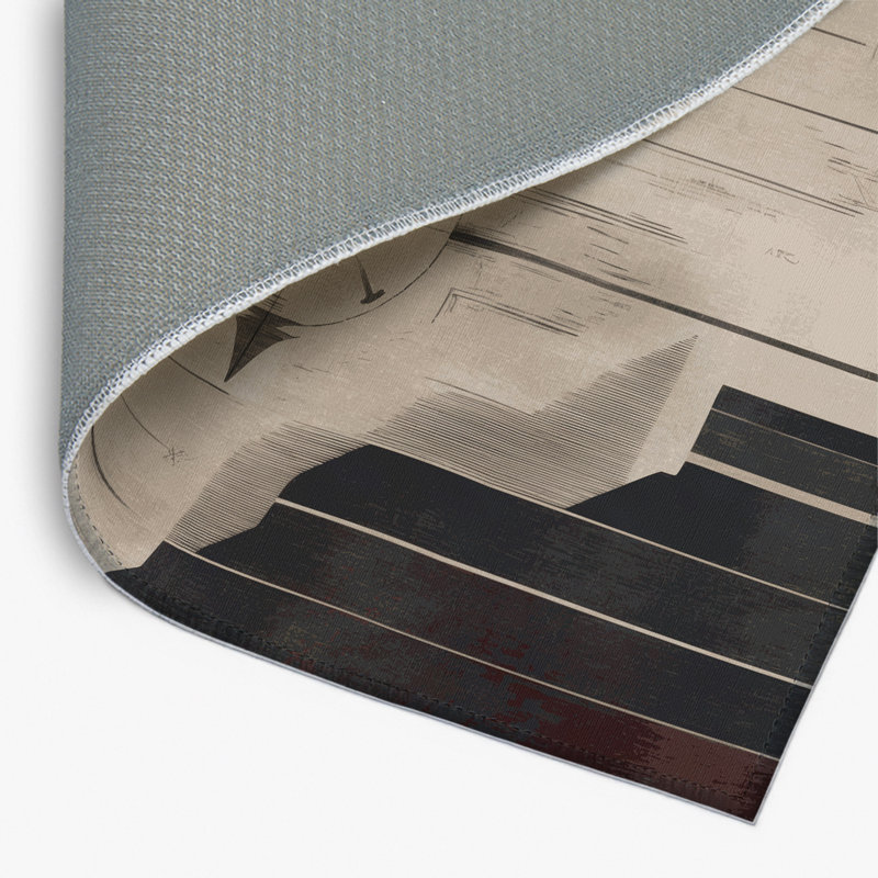 Tapis intérieur et extérieur Noble Nexus, Rectangle 4pi x 6 pi