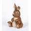 LAPIN ASSIS AVEC COCCINELLE