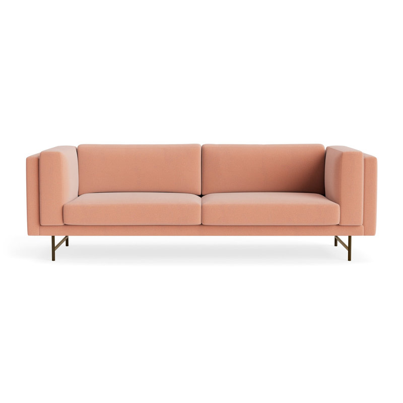 Coffer Sofa, 96, Clay Velvet
