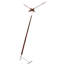 Pisa 59" Walnut Wood Floor Clock-197609567