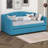 Twin Size Upholstered Daybed With Two Storage Drawers, Velvet Storage Sofa Bed Daybed With Backrest And Wood Slat Support-946401593