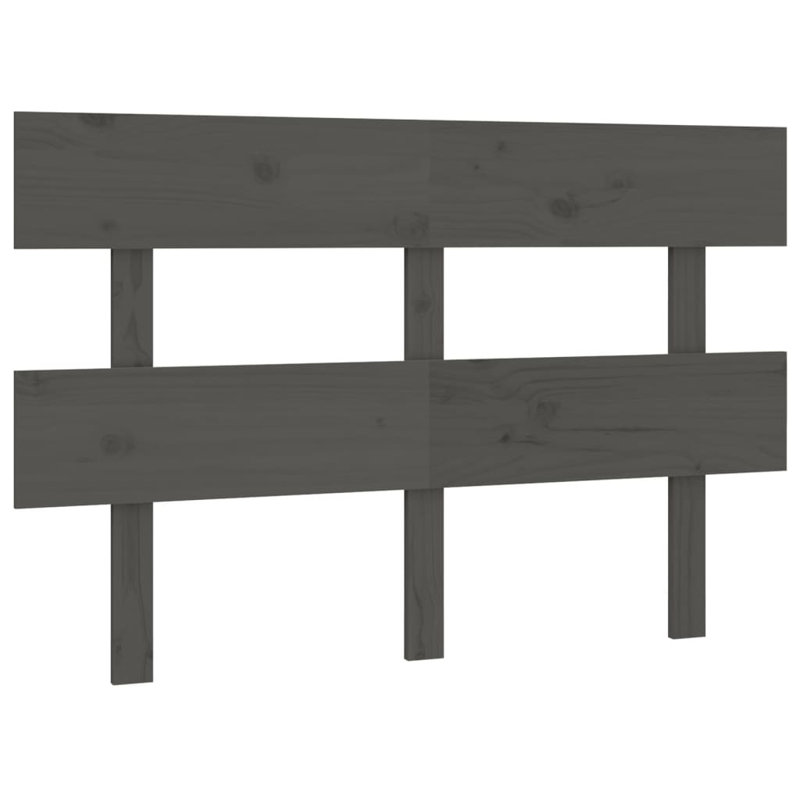 Clovis Solid Wood Headboard, 204 x 81 cm, Grey