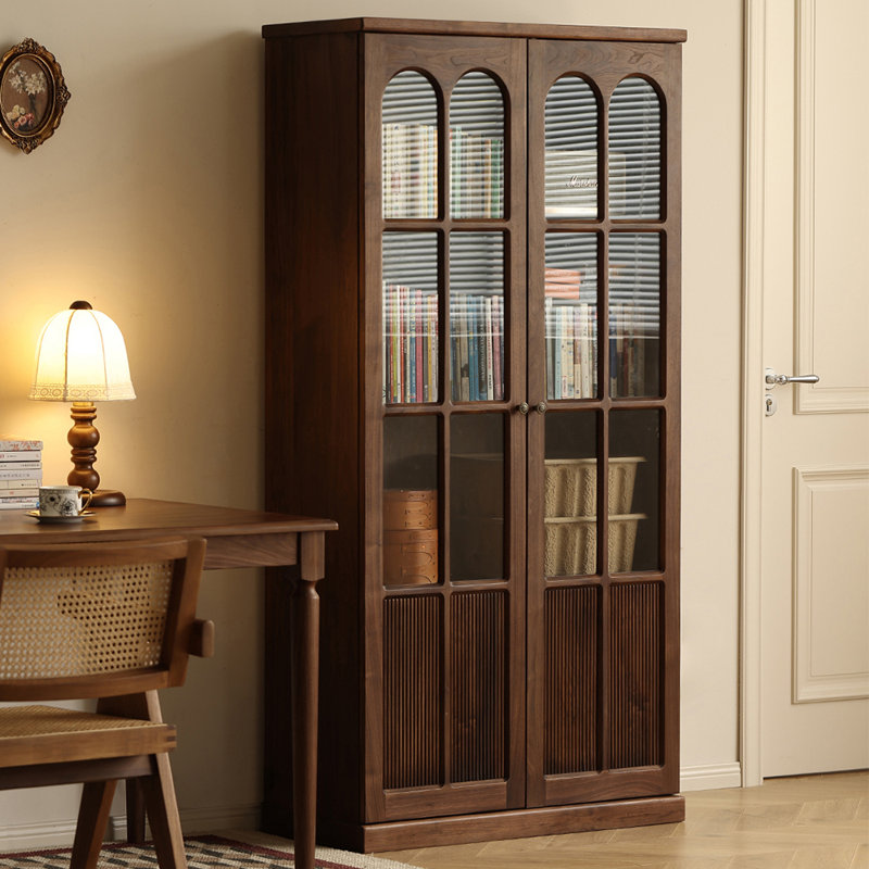 Bibliothèque américaine à la mode et rétro