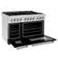 ZLINE 48" Legacy Dual Fuel Range w/ 7 Burner Gas Cooktop and 2 Electric Ovens-1703659439