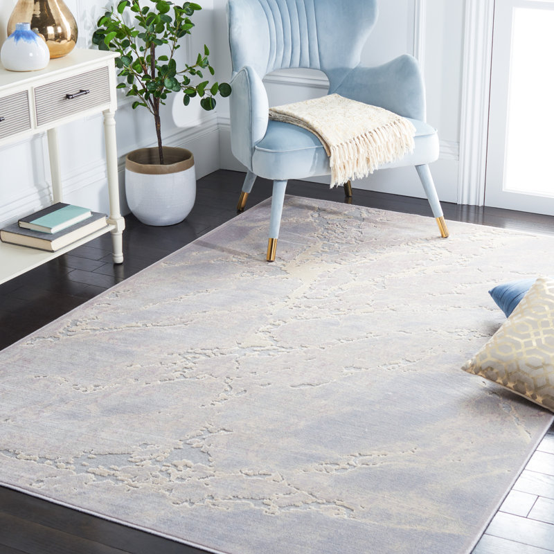 Ceryss Paradise Performance Abstract Rug, Rectangle 4' x 5'7"