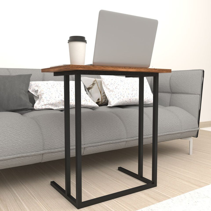 Ajda Rectangle 60cm L Computer Table, Chestnut