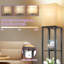 180cm Walnut LED Column Floor Lamp