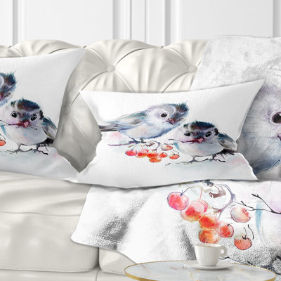 Coussins d’animaux sur branche avec baies lombaires