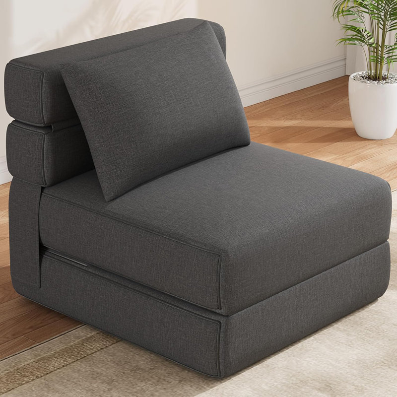Fauteuil convertible Modern, Noir, noir, noir, noir