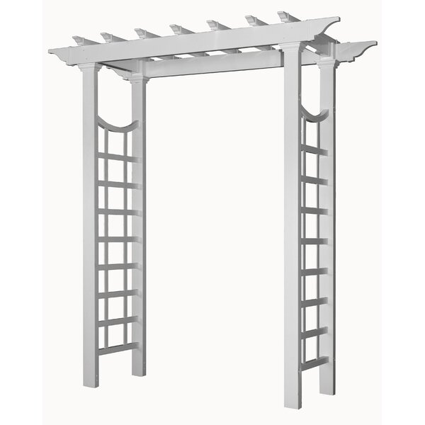 Fleur De Lis Living Dolbeau Arbour Garden Arch | Wayfair.co.uk