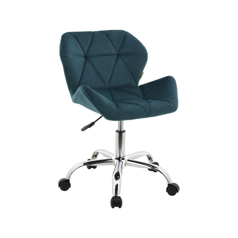 Velvet Executive Chair, Teal