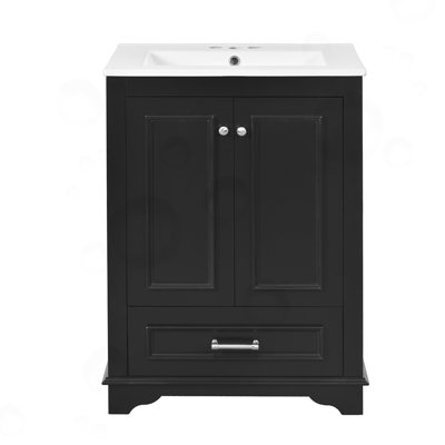 Ensemble de meuble-lavabo avec lavabo en céramique