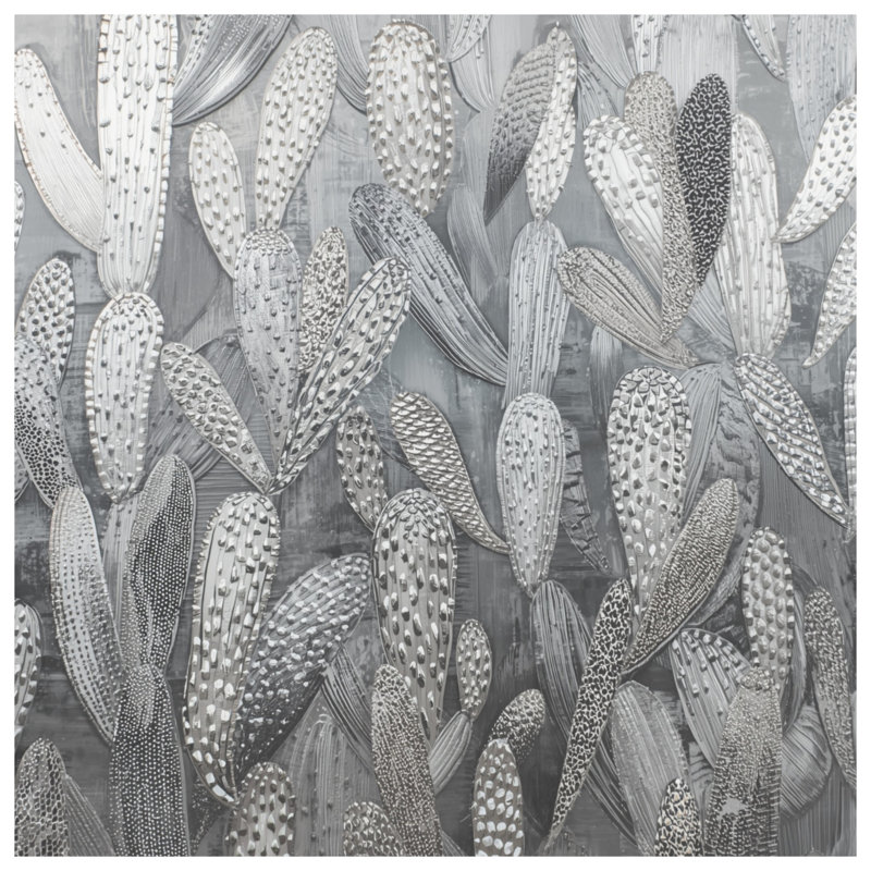 Tapis pour salle de bain Silver Cactus, L 24 po x L 17 po